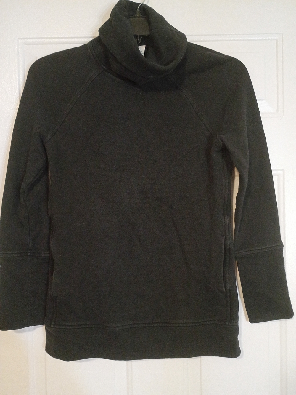 lululemon athletica Black Funnel Neck Pullover